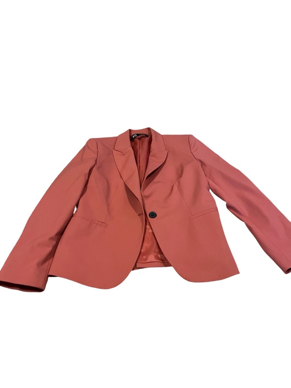 Zara  Blazer - Coral single button blazer - European purchase jacket size 10